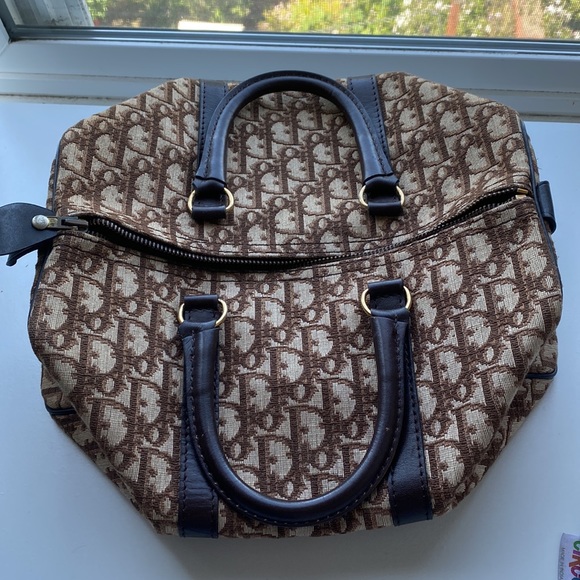 Vintage Rare Christian Dior Trotter Boston bag - Picture 6 of 9